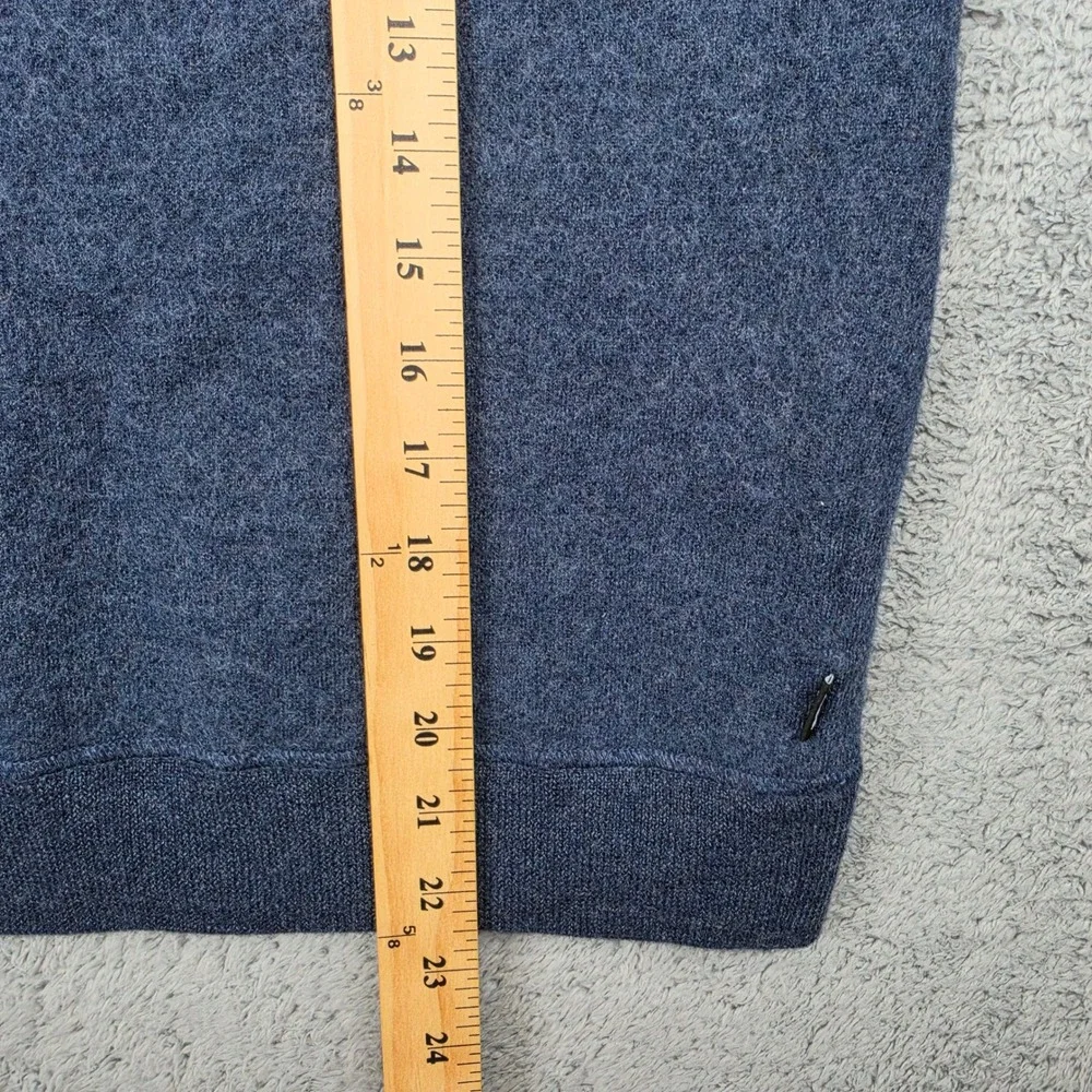 Hugo Boss Sweater Mens S Blue Virgin Wool Crewneck Long Sleeve Pullover Normcore